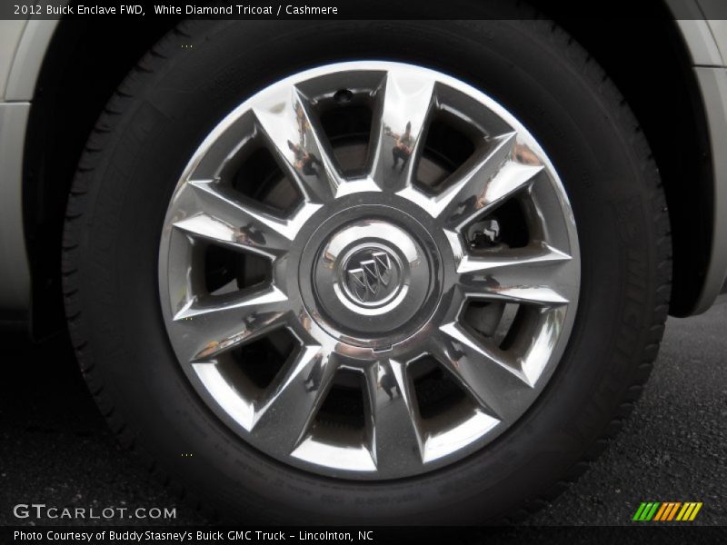 White Diamond Tricoat / Cashmere 2012 Buick Enclave FWD