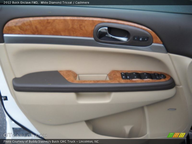 White Diamond Tricoat / Cashmere 2012 Buick Enclave FWD