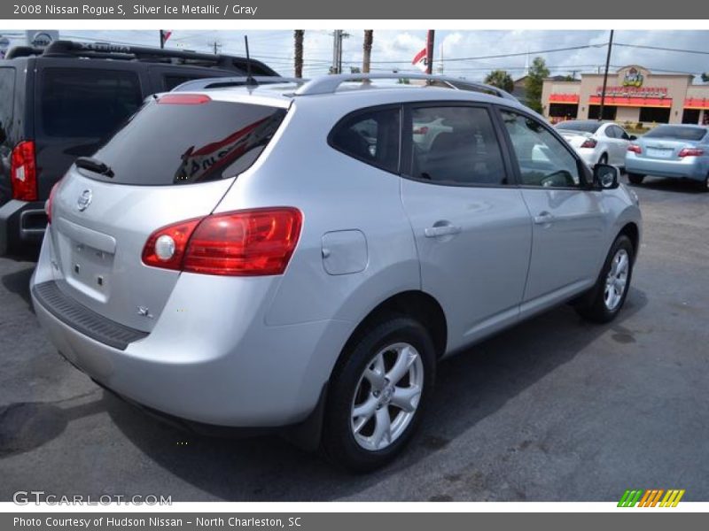 Silver Ice Metallic / Gray 2008 Nissan Rogue S