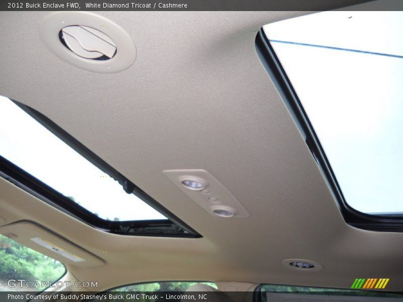 White Diamond Tricoat / Cashmere 2012 Buick Enclave FWD