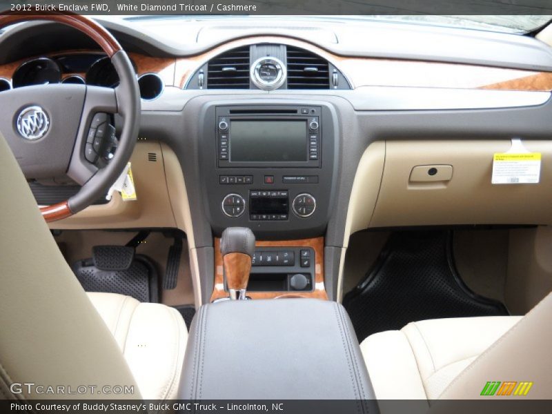 White Diamond Tricoat / Cashmere 2012 Buick Enclave FWD