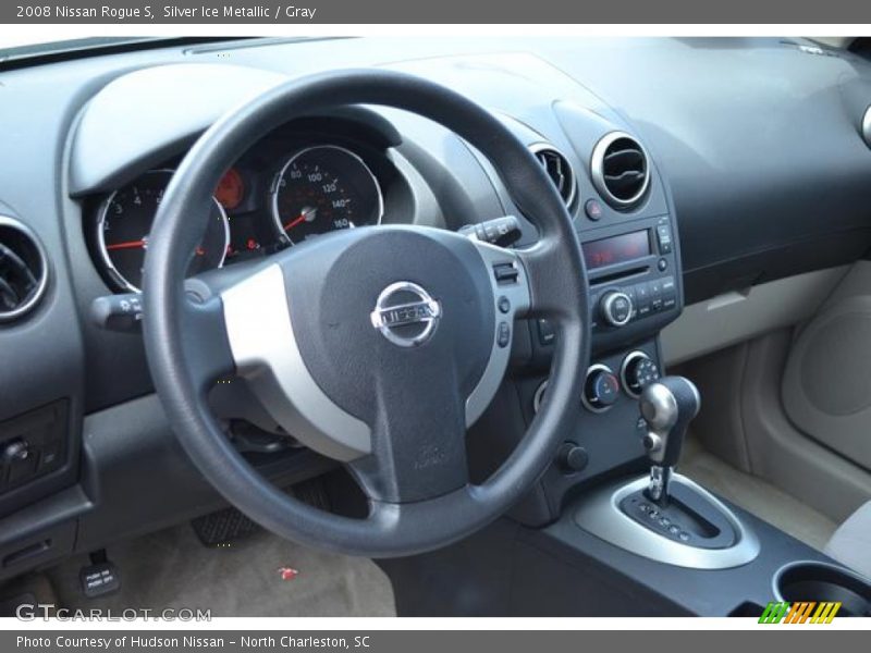 Silver Ice Metallic / Gray 2008 Nissan Rogue S