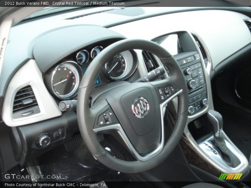 Crystal Red Tintcoat / Medium Titanium 2012 Buick Verano FWD