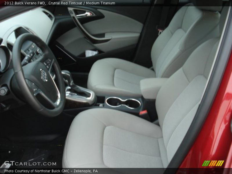 Crystal Red Tintcoat / Medium Titanium 2012 Buick Verano FWD