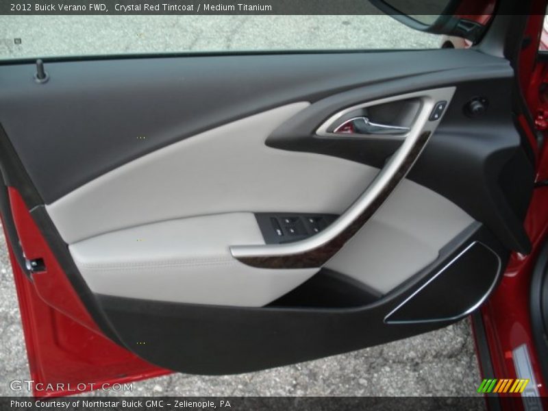 Crystal Red Tintcoat / Medium Titanium 2012 Buick Verano FWD