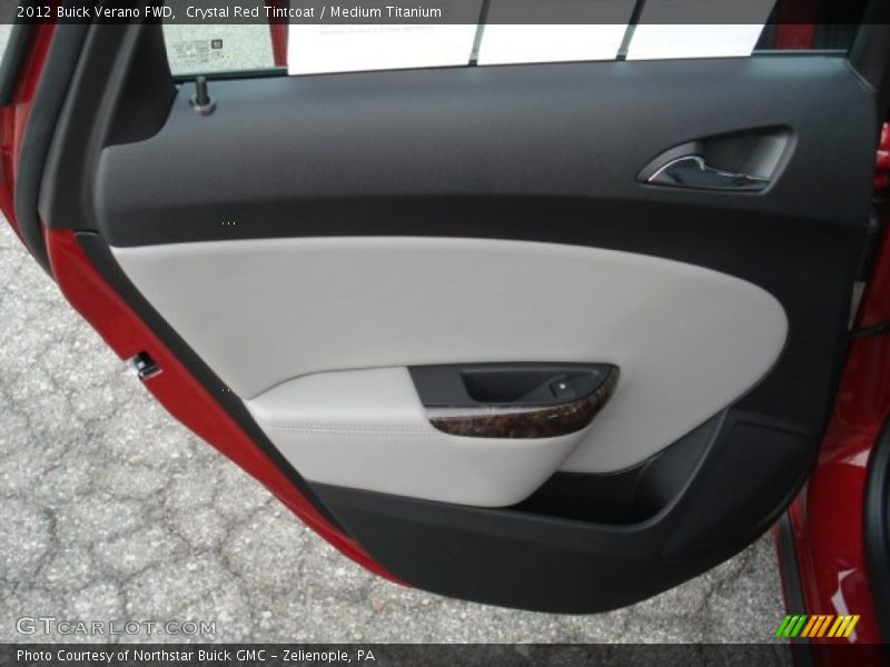 Crystal Red Tintcoat / Medium Titanium 2012 Buick Verano FWD