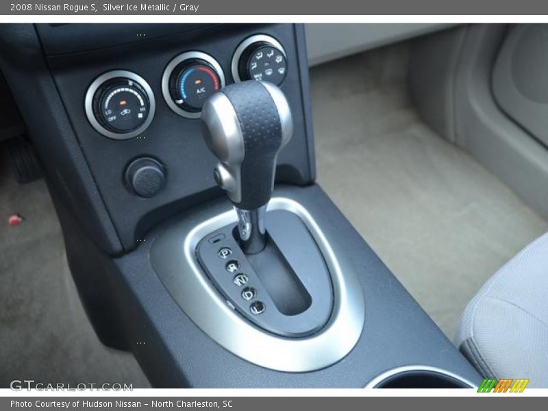 Silver Ice Metallic / Gray 2008 Nissan Rogue S