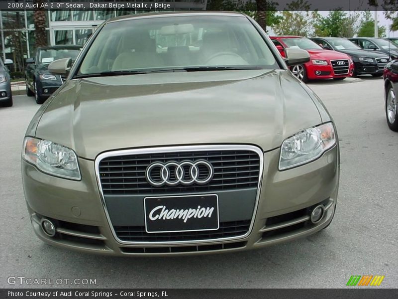 Dakar Beige Metallic / Beige 2006 Audi A4 2.0T Sedan