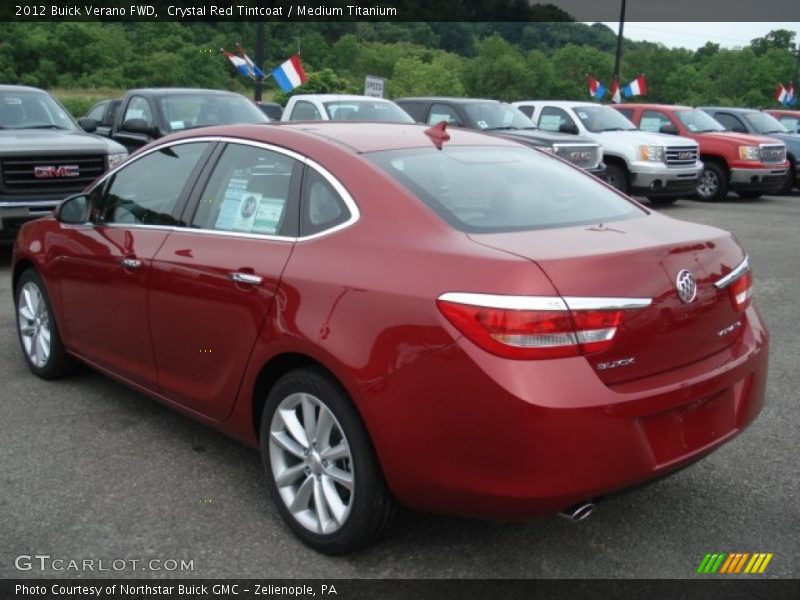 Crystal Red Tintcoat / Medium Titanium 2012 Buick Verano FWD