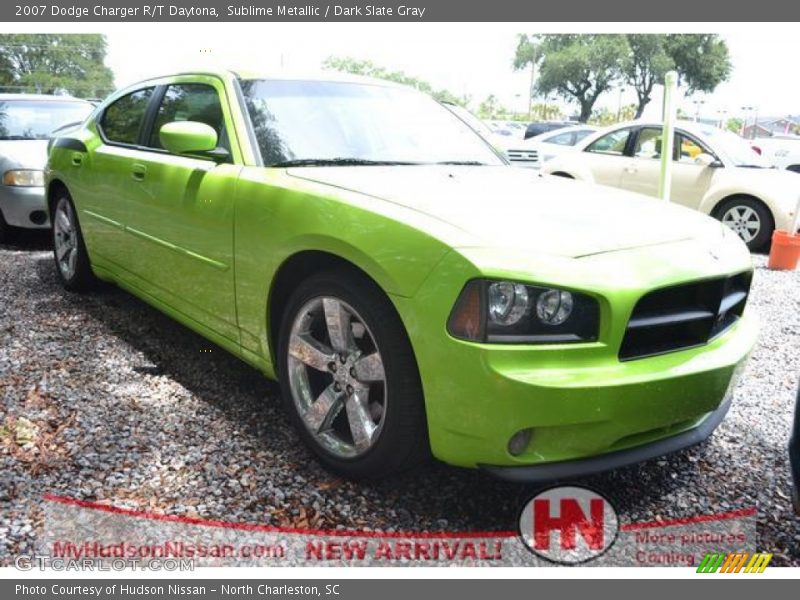 Sublime Metallic / Dark Slate Gray 2007 Dodge Charger R/T Daytona