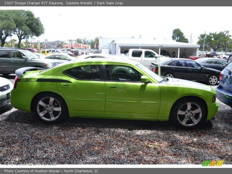 Sublime Metallic / Dark Slate Gray 2007 Dodge Charger R/T Daytona