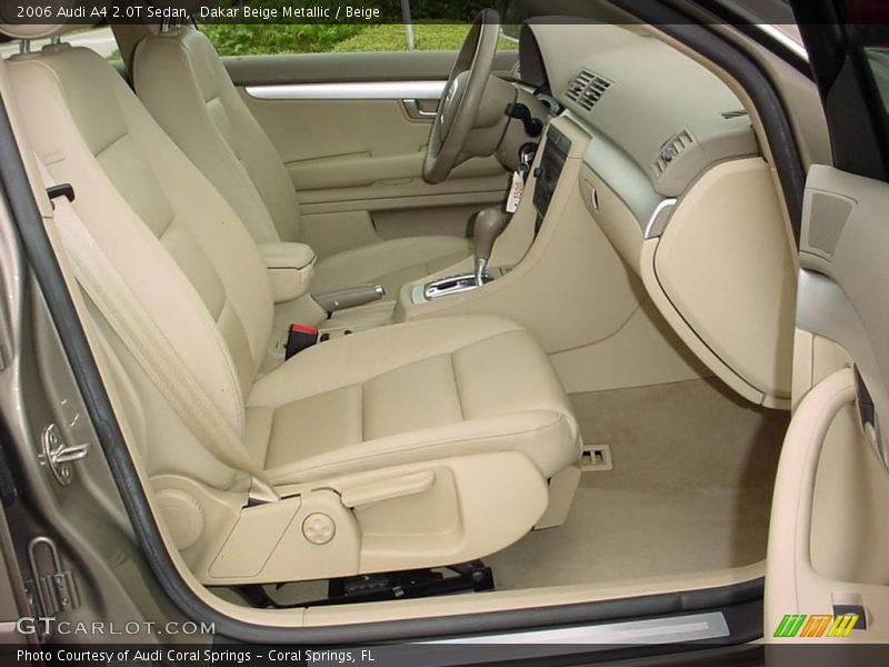 Dakar Beige Metallic / Beige 2006 Audi A4 2.0T Sedan