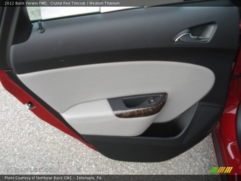 Crystal Red Tintcoat / Medium Titanium 2012 Buick Verano FWD