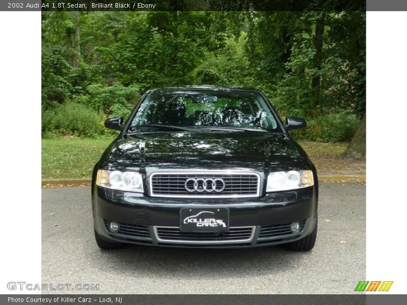 Brilliant Black / Ebony 2002 Audi A4 1.8T Sedan