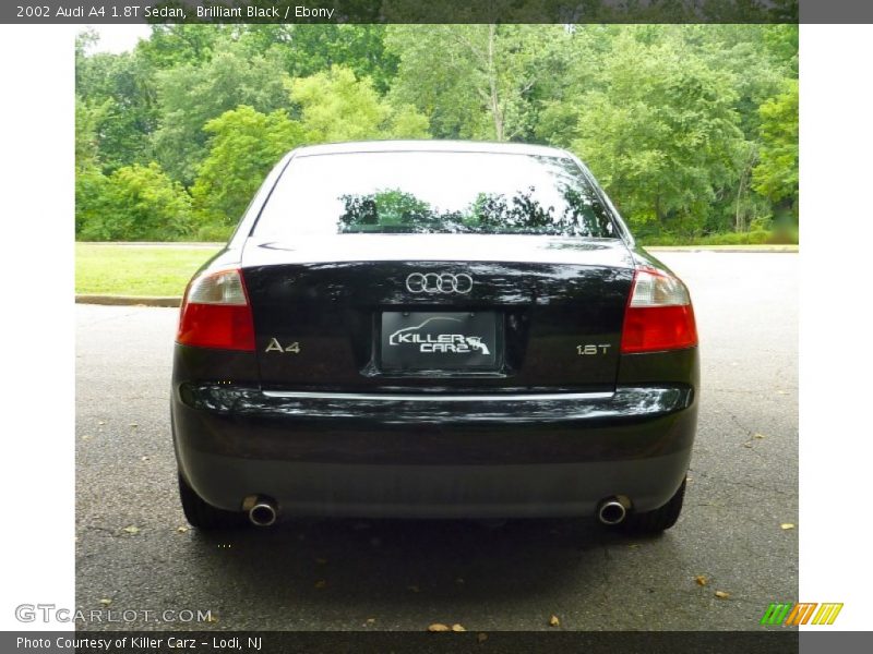 Brilliant Black / Ebony 2002 Audi A4 1.8T Sedan