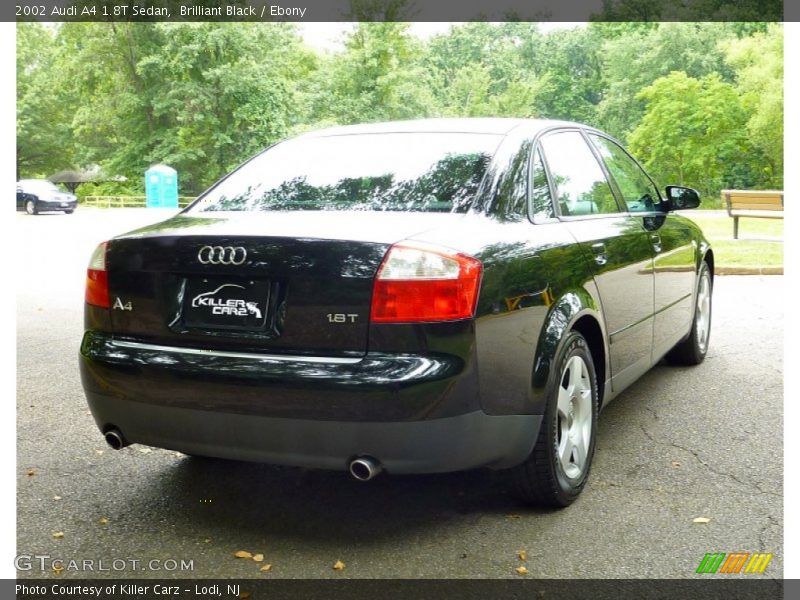 Brilliant Black / Ebony 2002 Audi A4 1.8T Sedan