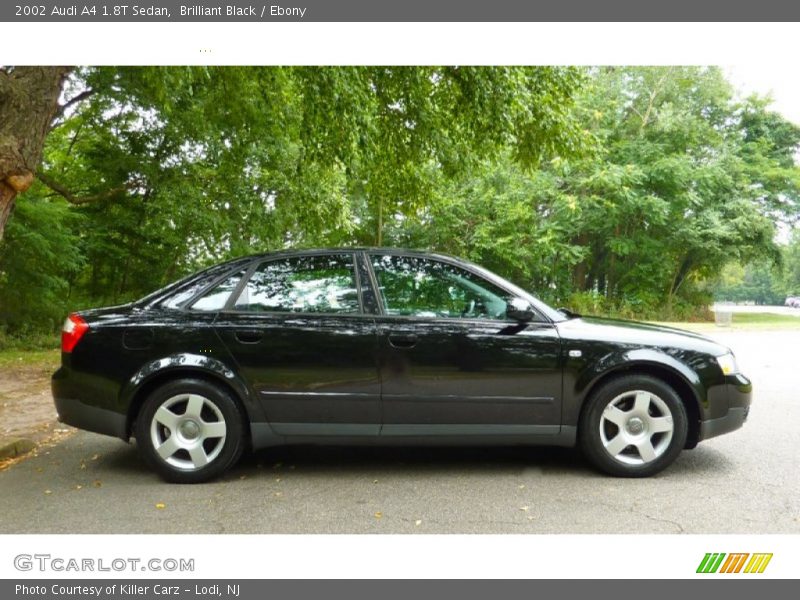 Brilliant Black / Ebony 2002 Audi A4 1.8T Sedan