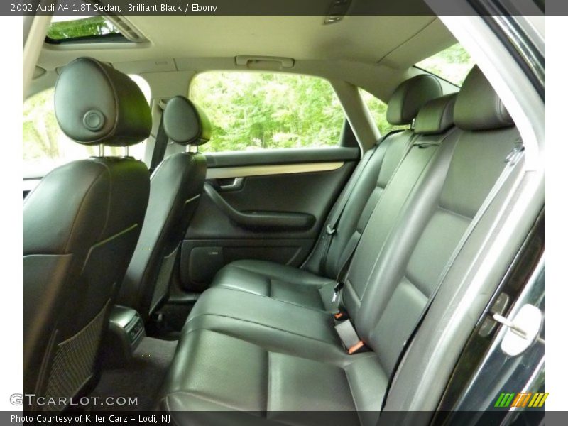 Brilliant Black / Ebony 2002 Audi A4 1.8T Sedan