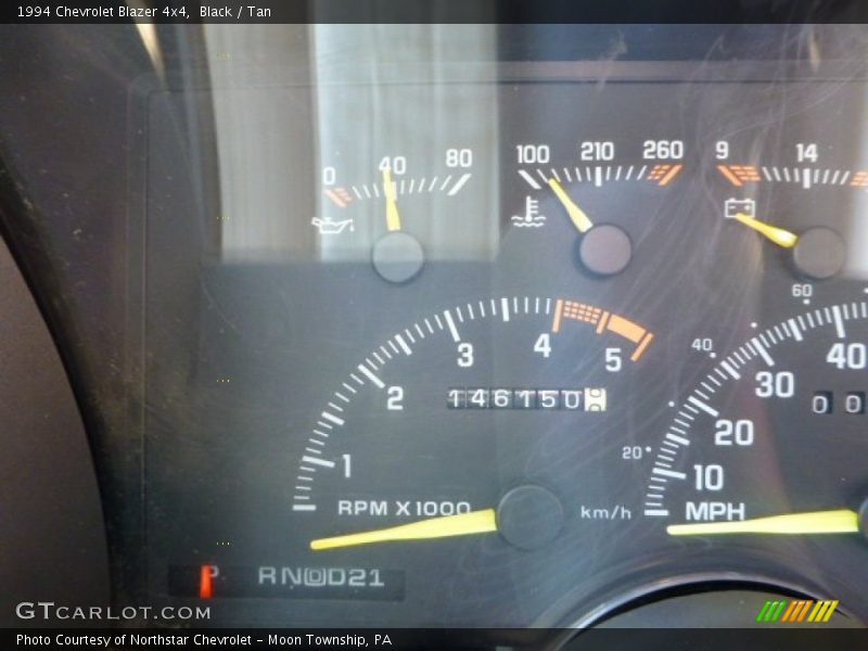 Black / Tan 1994 Chevrolet Blazer 4x4