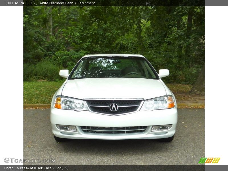 White Diamond Pearl / Parchment 2003 Acura TL 3.2