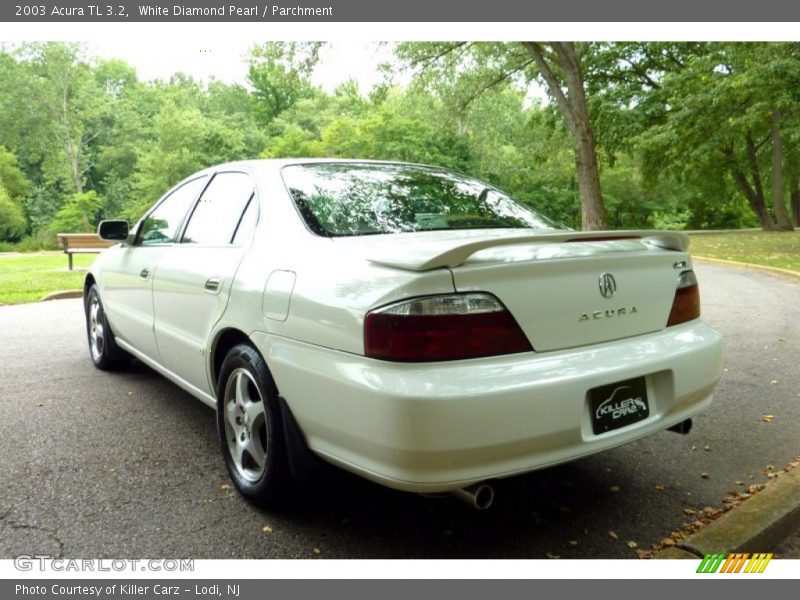 White Diamond Pearl / Parchment 2003 Acura TL 3.2