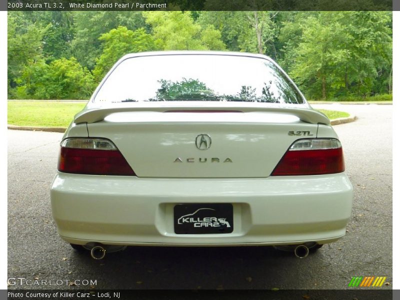 White Diamond Pearl / Parchment 2003 Acura TL 3.2