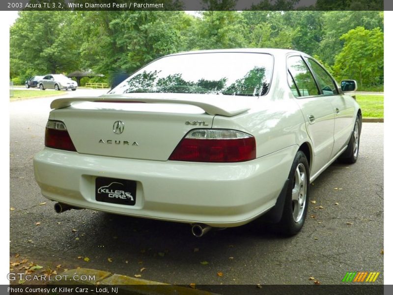 White Diamond Pearl / Parchment 2003 Acura TL 3.2