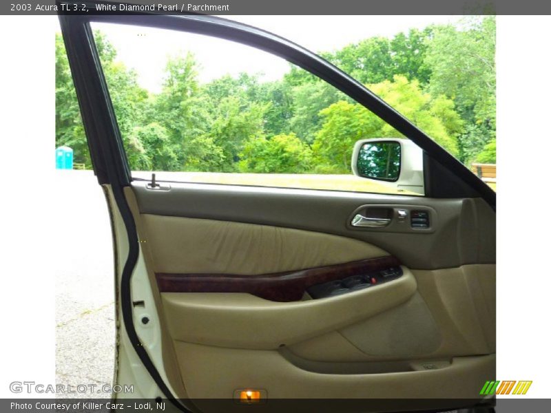 White Diamond Pearl / Parchment 2003 Acura TL 3.2