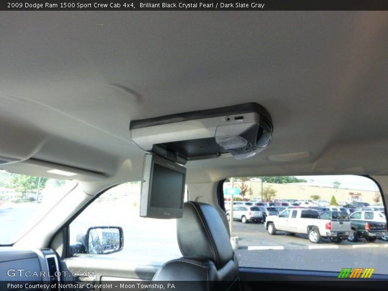 Brilliant Black Crystal Pearl / Dark Slate Gray 2009 Dodge Ram 1500 Sport Crew Cab 4x4