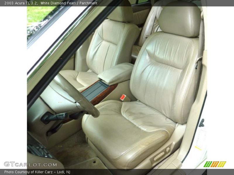 White Diamond Pearl / Parchment 2003 Acura TL 3.2