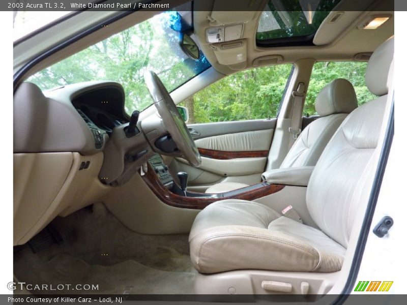 White Diamond Pearl / Parchment 2003 Acura TL 3.2