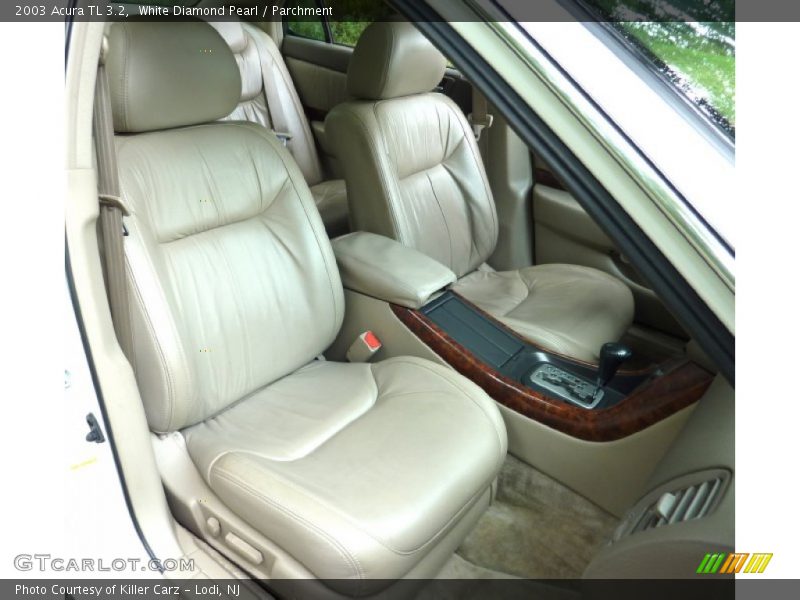 White Diamond Pearl / Parchment 2003 Acura TL 3.2