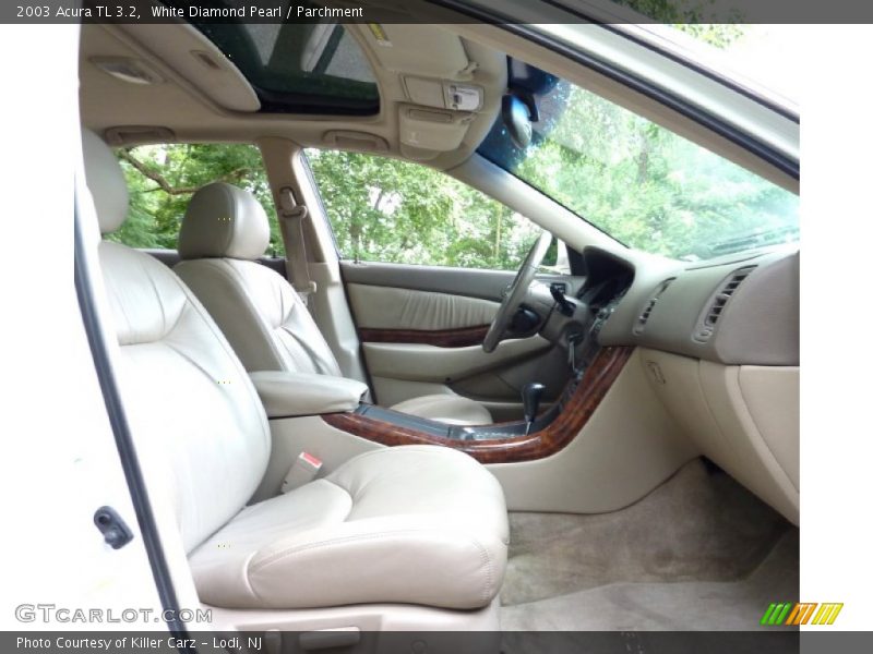 White Diamond Pearl / Parchment 2003 Acura TL 3.2
