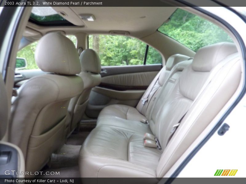 White Diamond Pearl / Parchment 2003 Acura TL 3.2