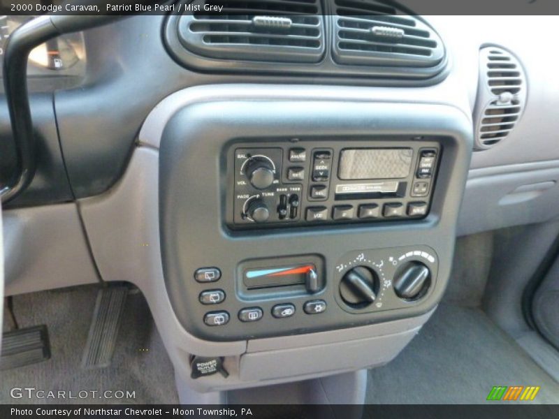Patriot Blue Pearl / Mist Grey 2000 Dodge Caravan