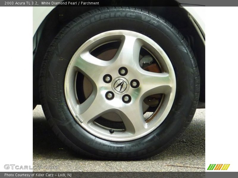 White Diamond Pearl / Parchment 2003 Acura TL 3.2