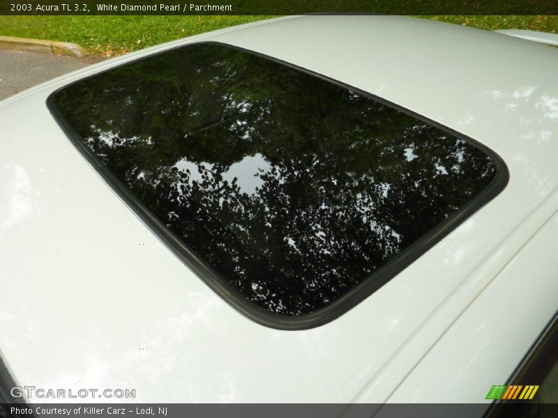 White Diamond Pearl / Parchment 2003 Acura TL 3.2