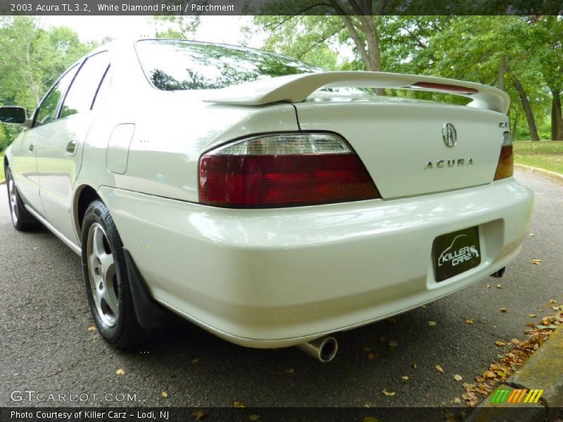 White Diamond Pearl / Parchment 2003 Acura TL 3.2