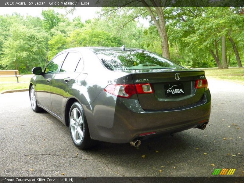 Grigio Metallic / Taupe 2010 Acura TSX Sedan