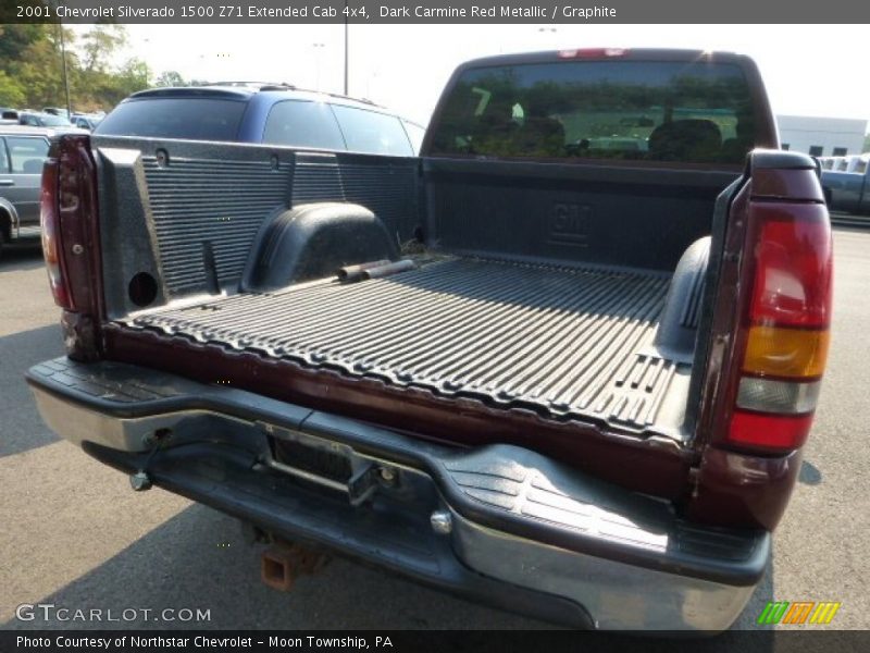 Dark Carmine Red Metallic / Graphite 2001 Chevrolet Silverado 1500 Z71 Extended Cab 4x4
