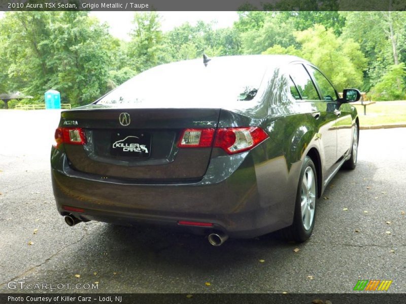 Grigio Metallic / Taupe 2010 Acura TSX Sedan