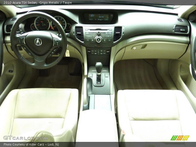 Grigio Metallic / Taupe 2010 Acura TSX Sedan