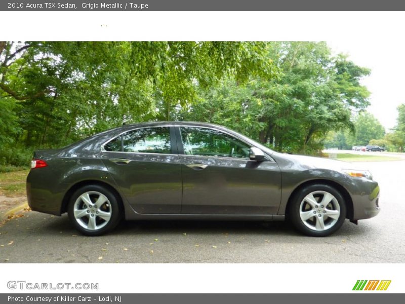 Grigio Metallic / Taupe 2010 Acura TSX Sedan