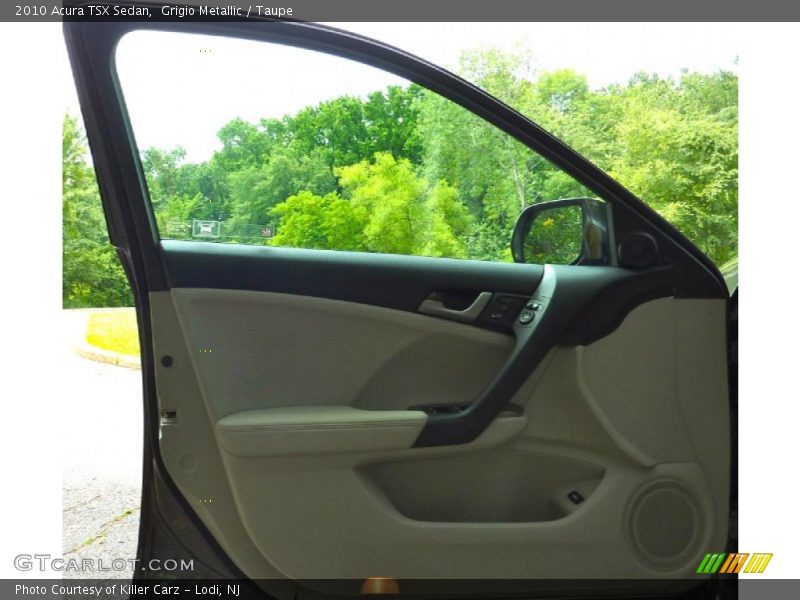 Grigio Metallic / Taupe 2010 Acura TSX Sedan