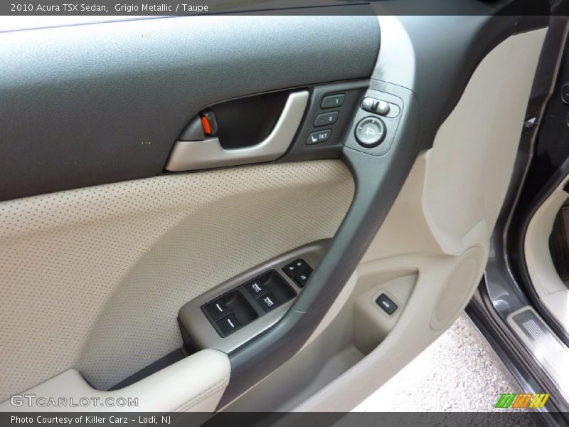 Grigio Metallic / Taupe 2010 Acura TSX Sedan