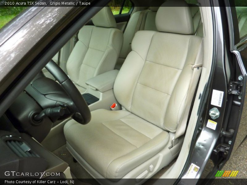 Grigio Metallic / Taupe 2010 Acura TSX Sedan