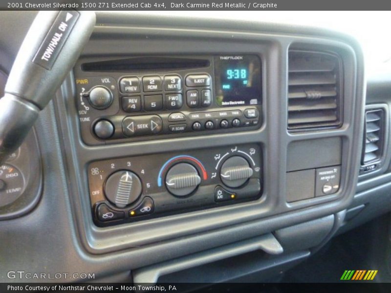 Dark Carmine Red Metallic / Graphite 2001 Chevrolet Silverado 1500 Z71 Extended Cab 4x4