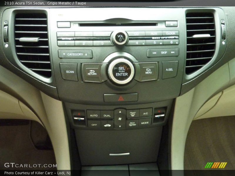 Grigio Metallic / Taupe 2010 Acura TSX Sedan