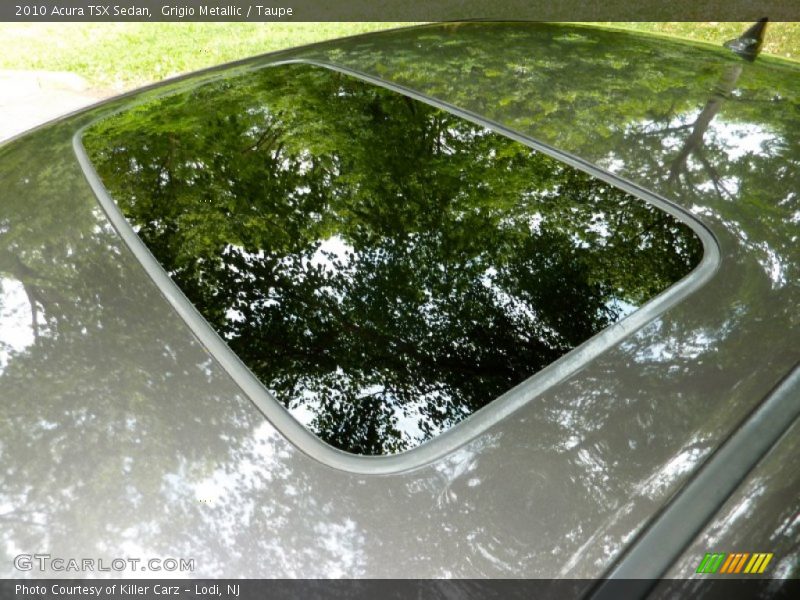 Grigio Metallic / Taupe 2010 Acura TSX Sedan