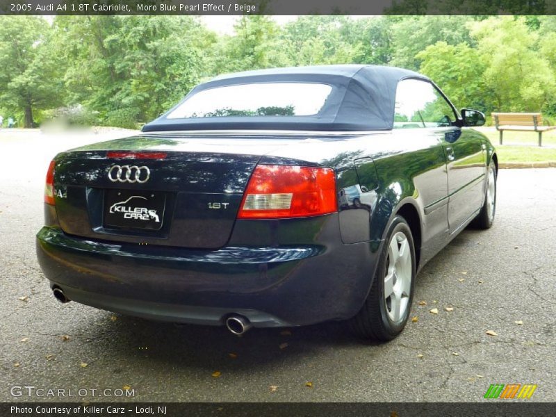 Moro Blue Pearl Effect / Beige 2005 Audi A4 1.8T Cabriolet